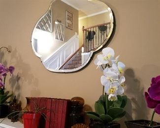 Vintage Mirror and Decorations 