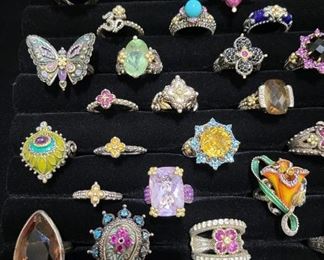 Barbara Bixby Jewelry in Sterling- 18kt Gold accents and Gemstones