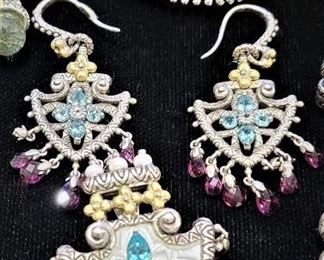 Barbara Bixby Jewelry in Sterling- 18kt Gold accents and Gemstones