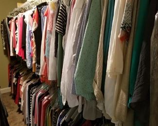 Talbot, Ann Taylor and Sundance and many other fashionable brands! Sizes range 9 to 12, with smaller clothes in girl's room and many better clothes are very flexible.