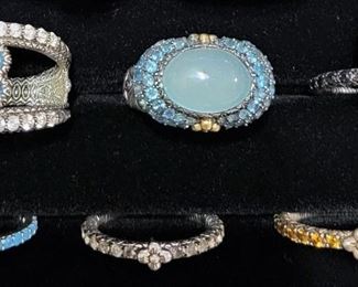 Barbara Bixby Jewelry in Sterling- 18kt Gold accents and Gemstones