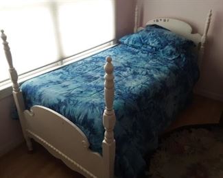 Twin bed with mattress & box spring