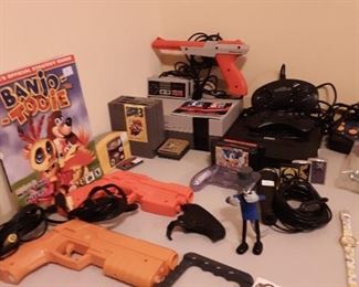 NES Nintendo Console with 2 Controllers and Light Gun - Limited Selection of Games
Sega Genesis Console with 2 Controllers - Limited Selection of Games