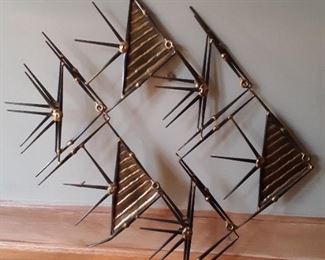 MCM Iron Fish Wall Art