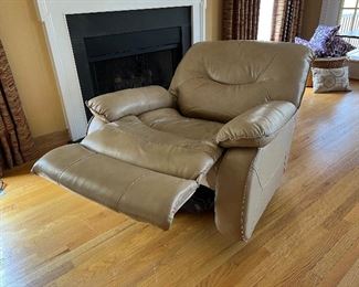 Leather Power Recliner