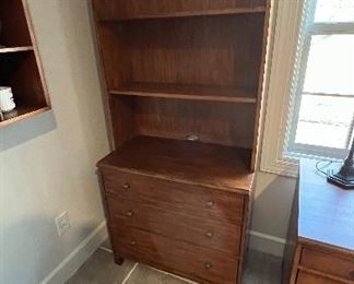 Ethan Allen Bookcase with 3 drawers. Current Retail price of $2,500.00. H: 74". W: 32". D: 18.5". PRICE $550