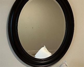 Oval Mirror H: 34". W: 27.5" PRICE $40