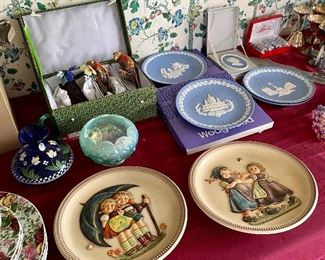 Fenton, Wedgwood, Hummel, Cloissone Parrots