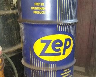 Old advertising metal can