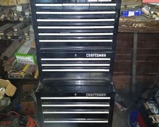 Craftsman stackable tool box with keys