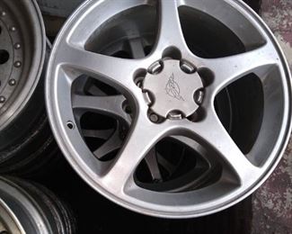 Corvette wheel set