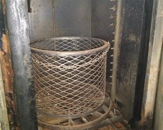 Interior of engine washer