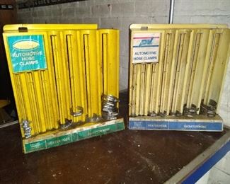 Hose clamp displays