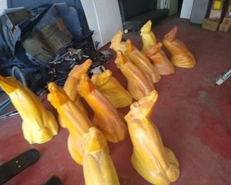 Lots of Mackenzie deer head forms