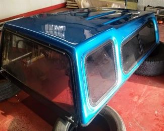 Camper shell for a mid sized truck