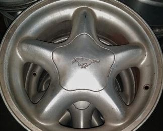 Set of mustang rims
