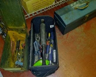 Tool bags and metal tool box