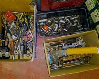 So many boxes of tools