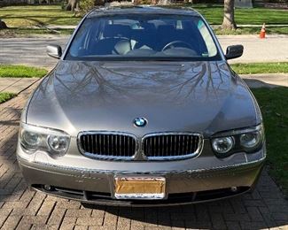 2002 BMW 745Li - Sealed Bid Auction ONLY During Course of Sale