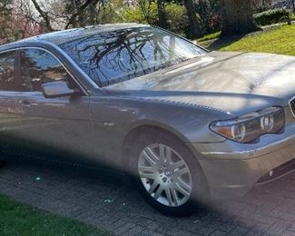 2002 BMW 745Li - Sealed Bid Auction ONLY During Course of Sale