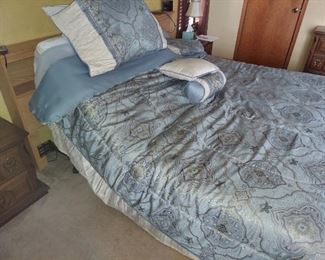 View of Craftmatic King Bed, Has Dual Controls