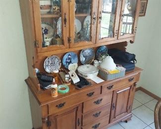 Tell City "Young Republic" Maple Hutch