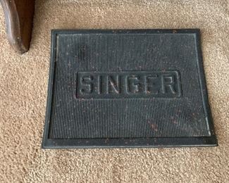 Singer Treadle Mat