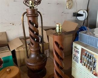 Lamps Made by the Owner on his Rockwell Lathe