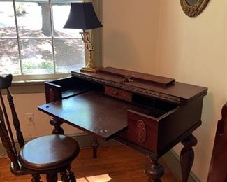 Antique Desk with folding top