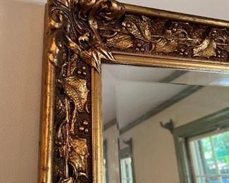 Assortment of Gold Framed and Gold Gilt Mirrors