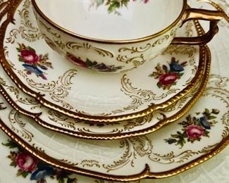 Antique Rosenthal China (11) Five-piece place settings
