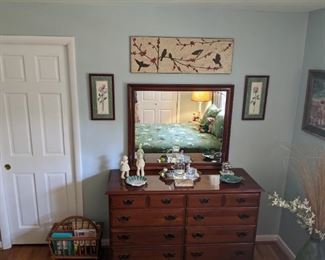 8-drawer cherry dresser, by Sterling House, Jamestown, NY.