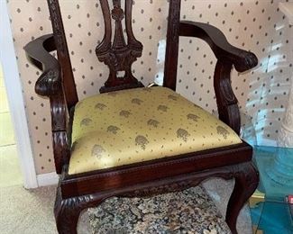 Carved Arm Chair