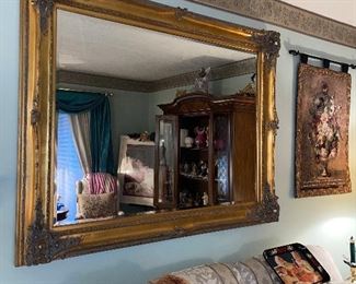 Large Gold Mirror