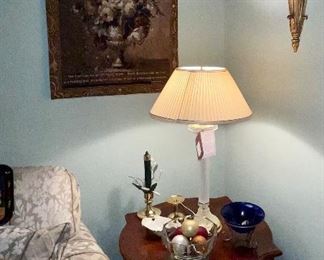 Drape Pattern End Table