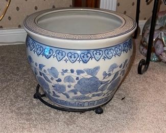 Blue Asian Planter