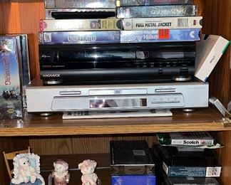 VHS and DVD Players, Blank Cassest, Auto Winder and Morw