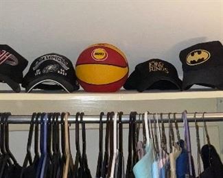 Variety Of Ball Caps ( Sports, Disney, Pokemon, Batman, Rock and Roll)