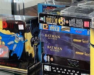 Batman Computer Games and Unopened Batman Collectibles 