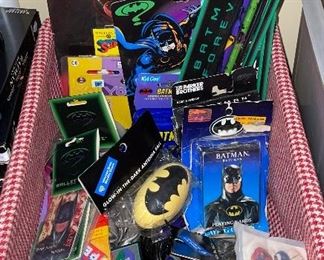 Variety of Vintage Batman Collectibles