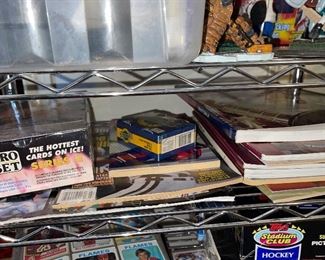 Hockey Cards Mint in the Box and Loose in Books,