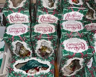 Old World Figural Glass Ornaments 