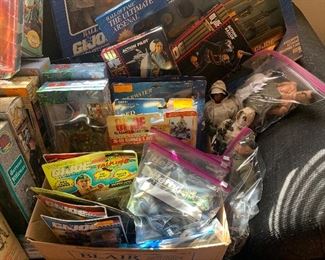 GI I Joe Items Mint In Box or On Card