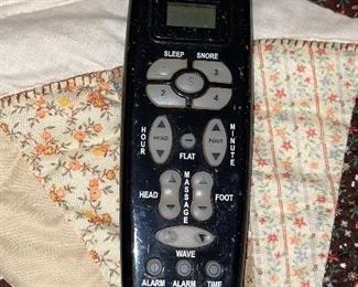 Leggett and Platt Adjustable and Massaging Base with Remote Queen Size Remotes for bed are at checkout