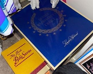 George Washington Bates Chenille bedspread