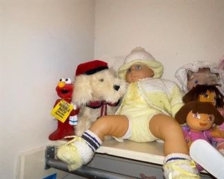 Vintage Stuffed Animals and Dolls