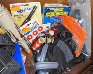 Some Gun Accessories  also Cap Gun Unopened 