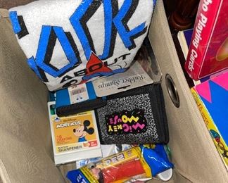 Vintage Disney Pez, Wallet, Crayons and More