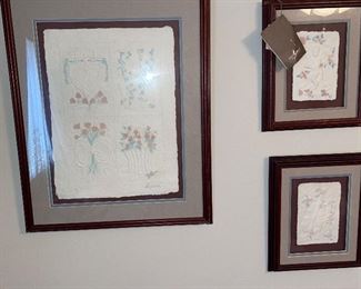 Raised Paper Signed Art