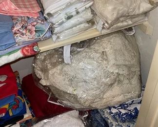 Large Bag of Lace Curtains and Valances